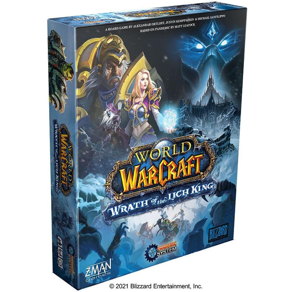 Pandemic World of Warcraft Wrath Lich King Board Games Z-Man Games [SK]   