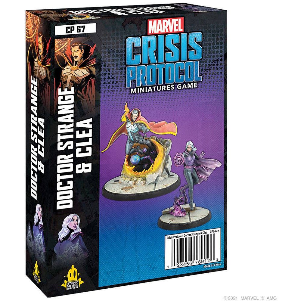 Marvel Crisis Protocol Doctor Strange & Clea Minis - Misc Atomic Mass Games [SK]   