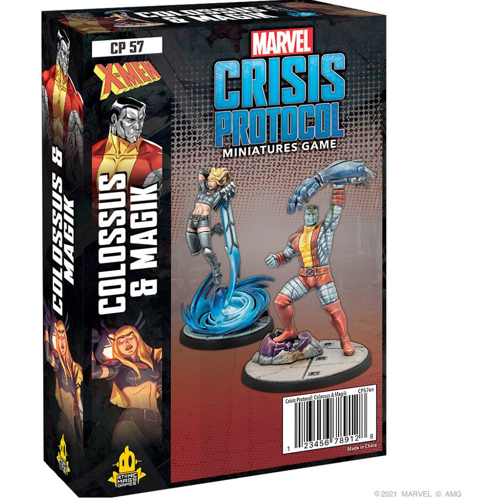 Marvel Crisis Protocol Colossus & Magik Minis - Misc Atomic Mass Games [SK]   