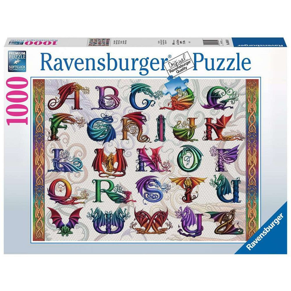 Dragon Alphabet 1000 pc Puzzles Ravensburger [SK]   