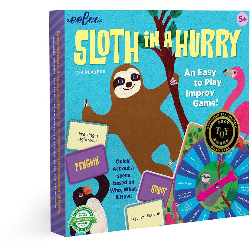 Sloth in a Hurry Board Games Eeboo [SK]   