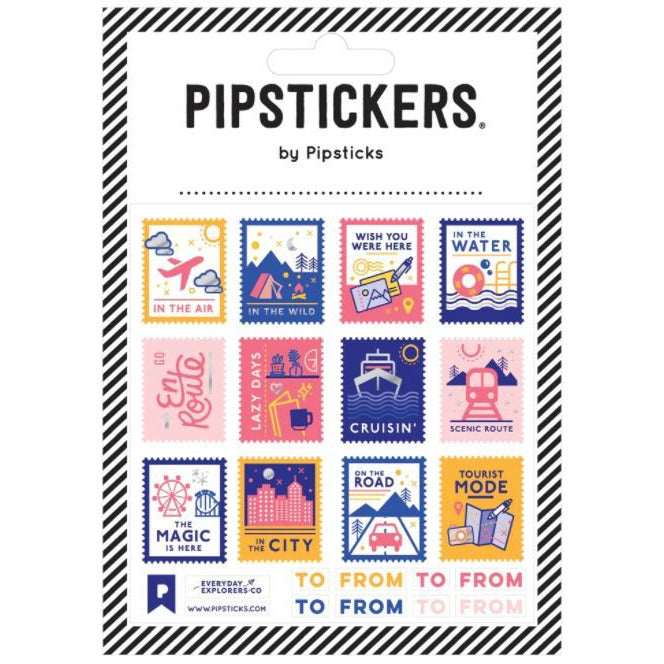 Pipsticks Travel Stamps Explore Novelty Pipsticks [SK]   