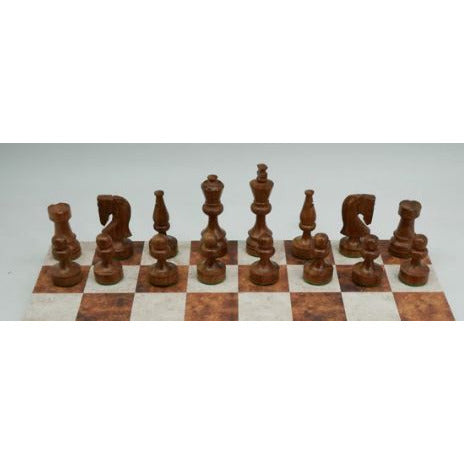 3.5" Sheesham Russian Chessmen Traditional Games Worldwise Imports [SK]   