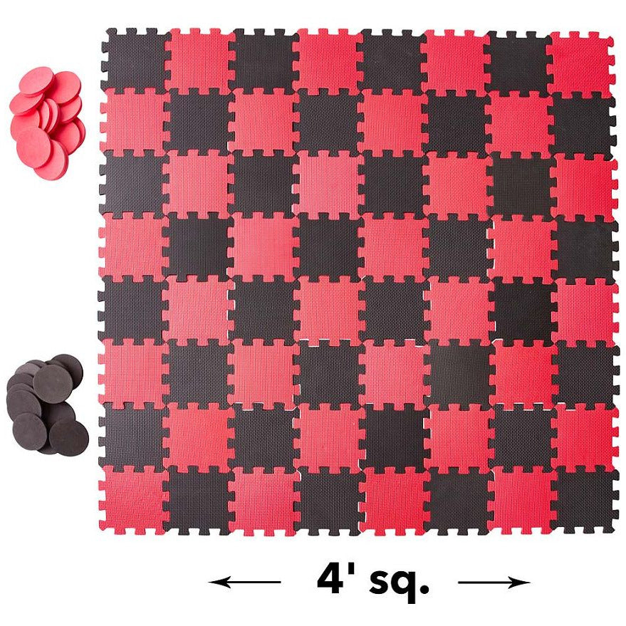 Giant Foam Checkers Traditional Games HearthSong [SK]   