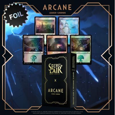 Magic Secret Lair Arcane: Lands Magic Wizards of the Coast [SK]   