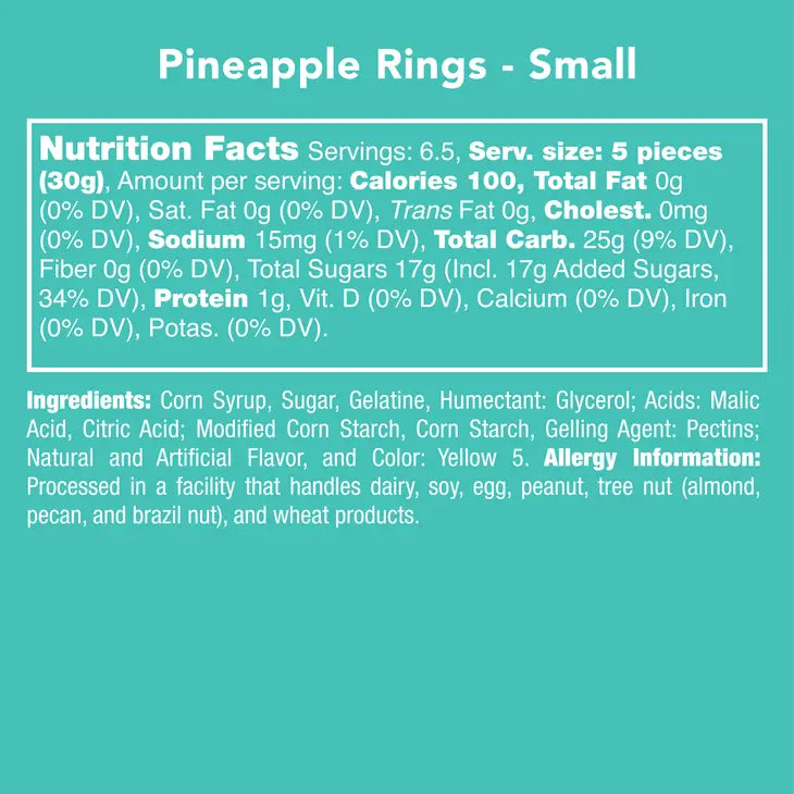 Candy Club Pineapple Rings Concessions Candy Club [SK]   
