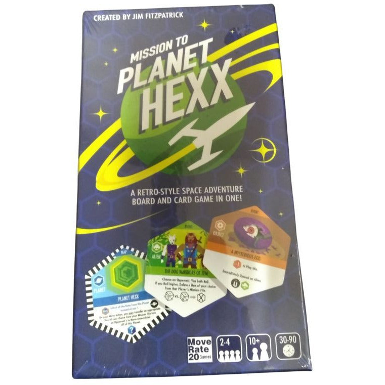 Mission to Planet Hexx Card Games Move Rate 20 Games [SK]   