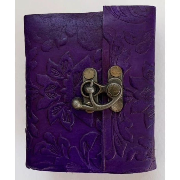 Earthbound Purple Embossed Journal 3x4 Giftware Earthbound Journals [SK]   