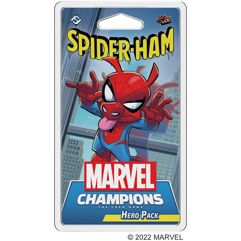 Marvel Champ Spider Ham Hero Pack Living Card Games Fantasy Flight Games [SK]   