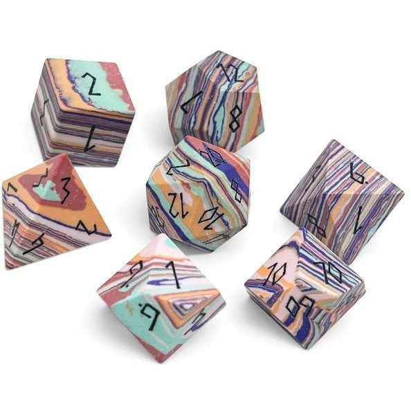 Norse Fpundry Band Rainbow Turquoise Dice Dice Sets & Singles Norse Foundry [SK]   