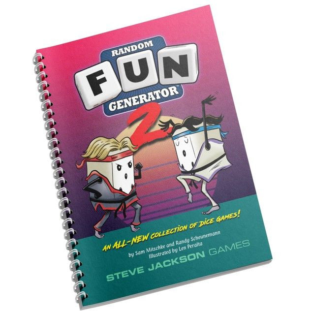 Random Fun Generator 2 Dice Games Steve Jackson Games [SK]   