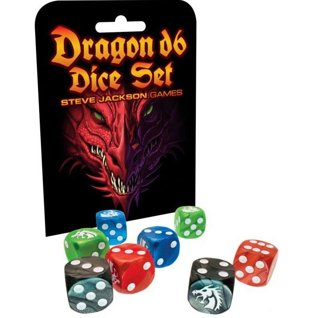 Dragon D6 Dice Set Dice Sets & Singles Steve Jackson Games [SK]   