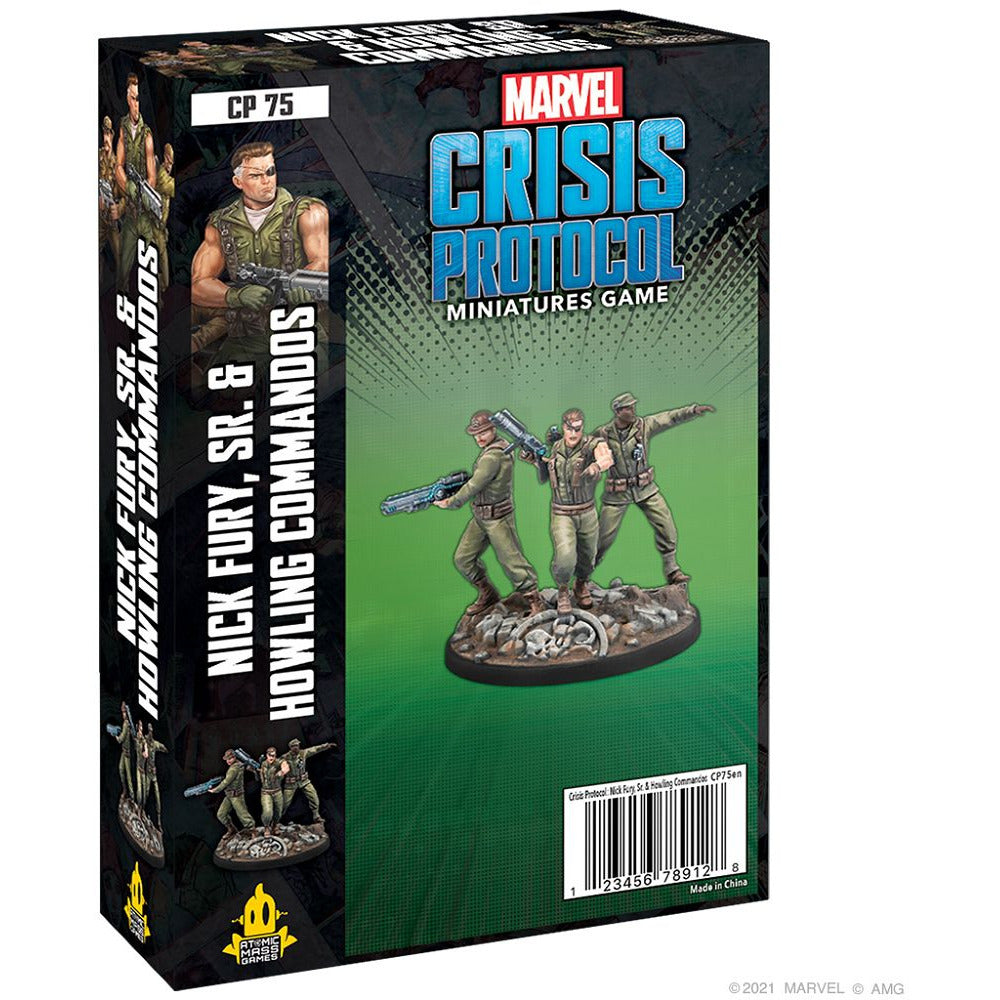 Marvel Crisis Protocol Nick Fury & Howling Commandos Minis - Misc Atomic Mass Games [SK]   