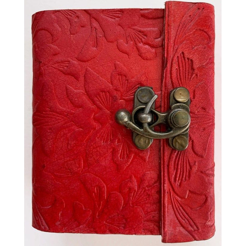 Earthbound Red Embossed Journal 3x4 Giftware Earthbound Journals [SK]   