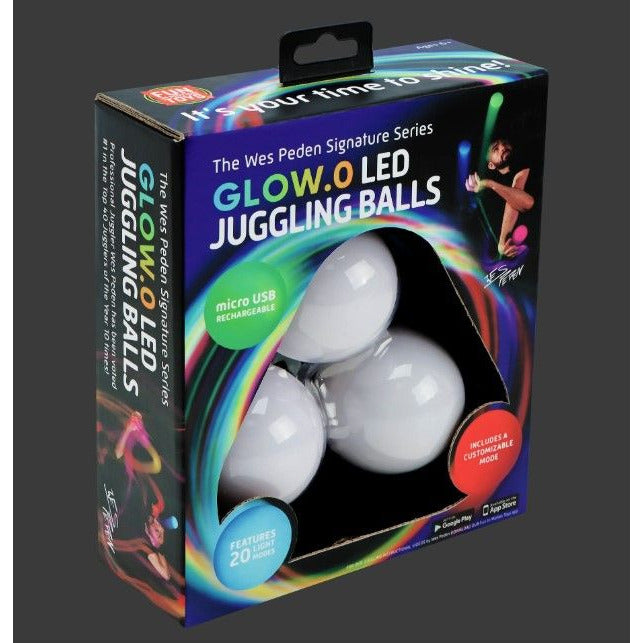 Wes Peden LED Juggling Balls Activities Fun in Motion [SK]   
