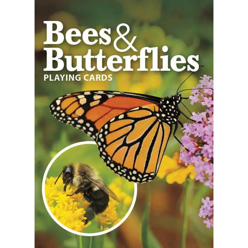 Bees & Butterflies Playing Cards Traditional Games AdventureKEEN [SK]   