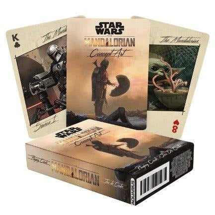 Star Wars Concept Art of The Mandalorian Playing Cards Traditional Games Aquarius Images [SK]   