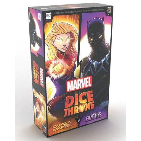 Marvel Dice Throne 2-Hero Box (Captain Marvel, Black Panther) Dice Games Usaopoly [SK]   