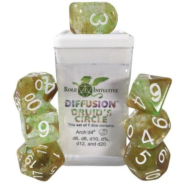 Role 4 Initiative Druids Circle 7 Dice Set Dice Sets & Singles Role 4 Initiative [SK]   