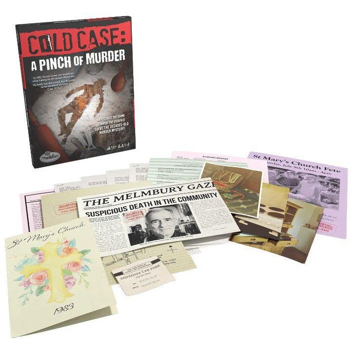 Cold Case: A Pinch of Murder Board Games Think Fun [SK]   
