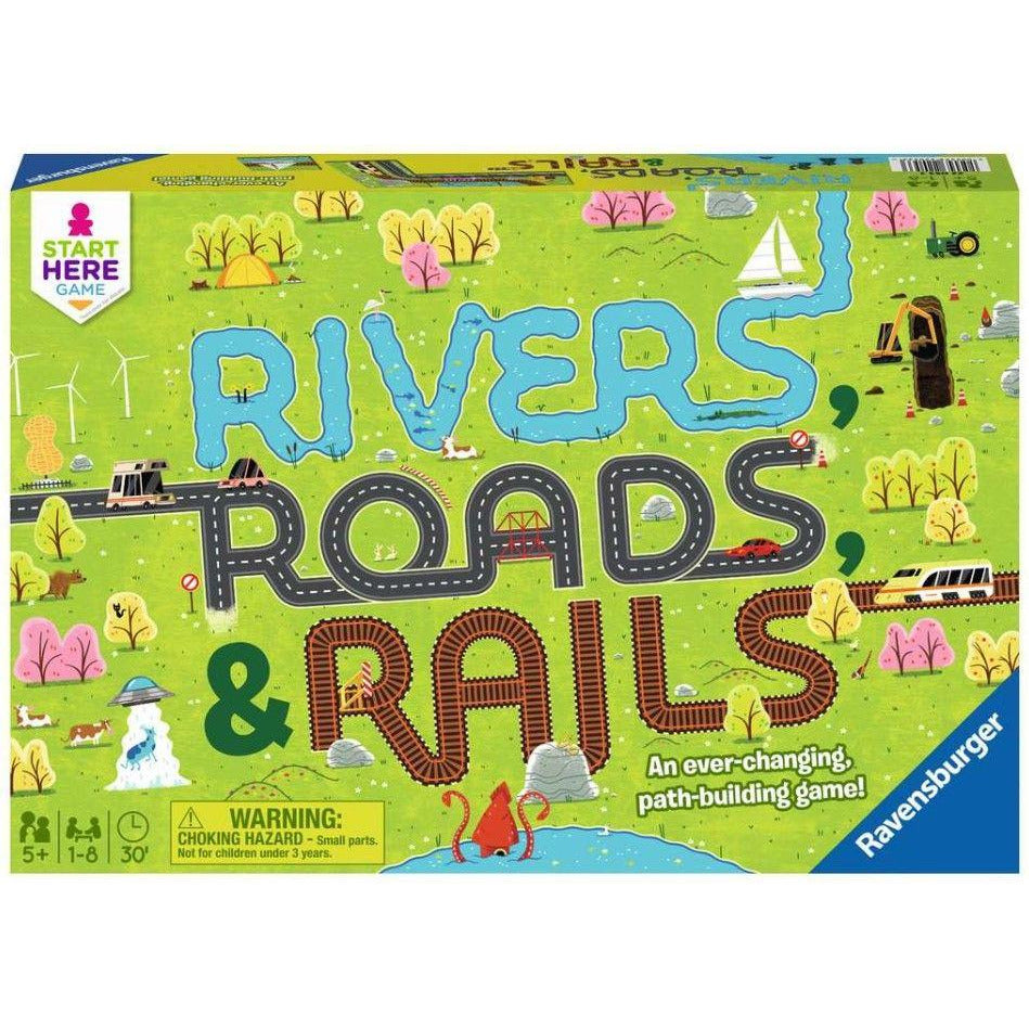 Rivers, Roads, and Rails Board Games Ravensburger [SK]   