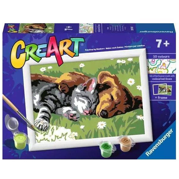 CreArt Sleeping Cat & Dog Activities Ravensburger [SK]   