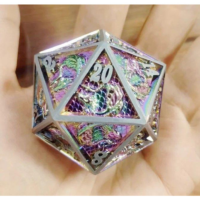 45MM Dragon D20 Rainbow Dice Sets & Singles hymgho [SK]   