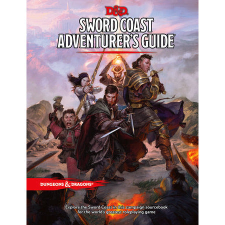 D&D 5th Edition Sword Coast Adventurer's Guide D&D RPGs Wizards of the Coast [SK]   