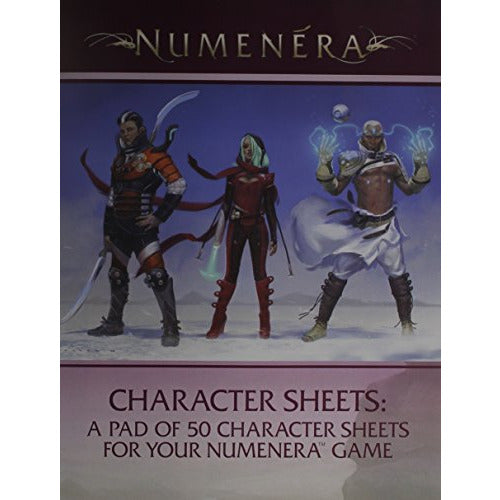 Numenera Character Sheets RPGs - Misc Monte Cook Games [SK]   