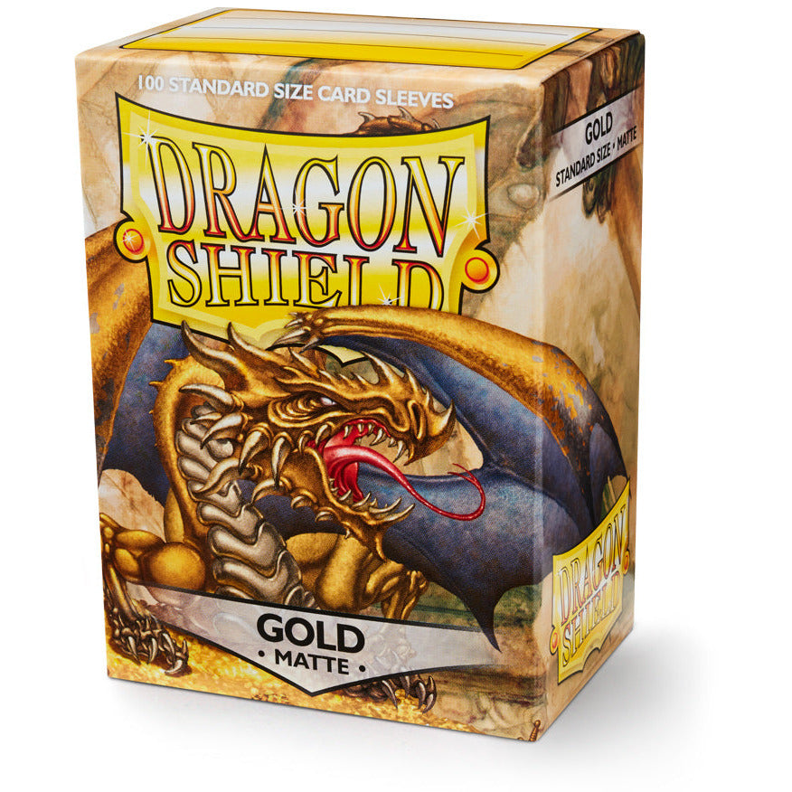 Dragon Shield Matte Gold Card Supplies Arcane Tinmen [SK]   