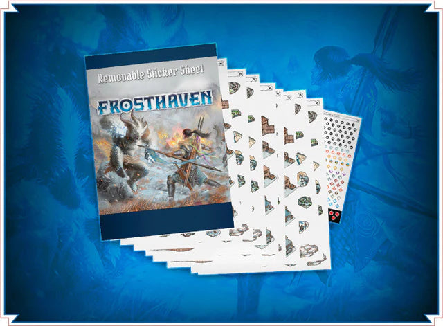 Frosthaven Removable Sticker Set Board Games Cephalofair [SK]   