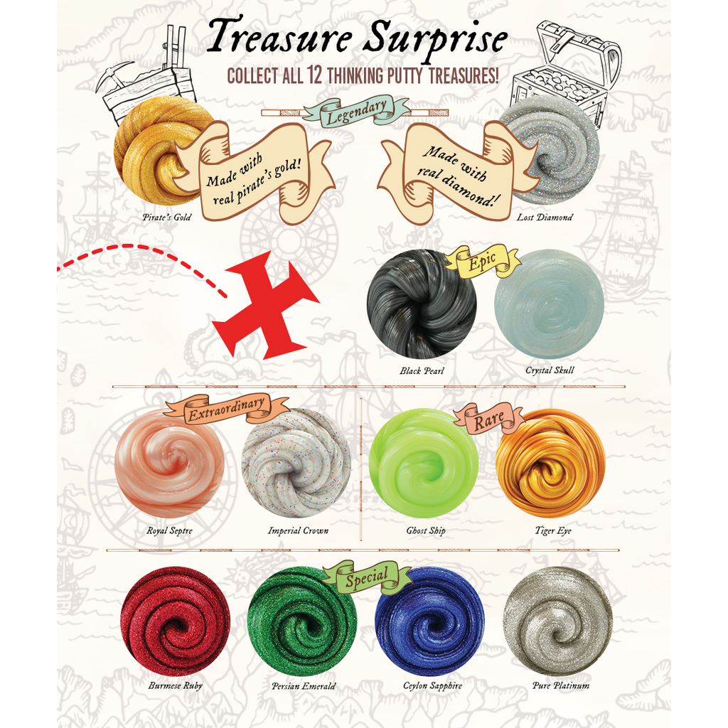 Crazy Aaron's Treasure Surprise Activities Crazy Aaron's [SK]   