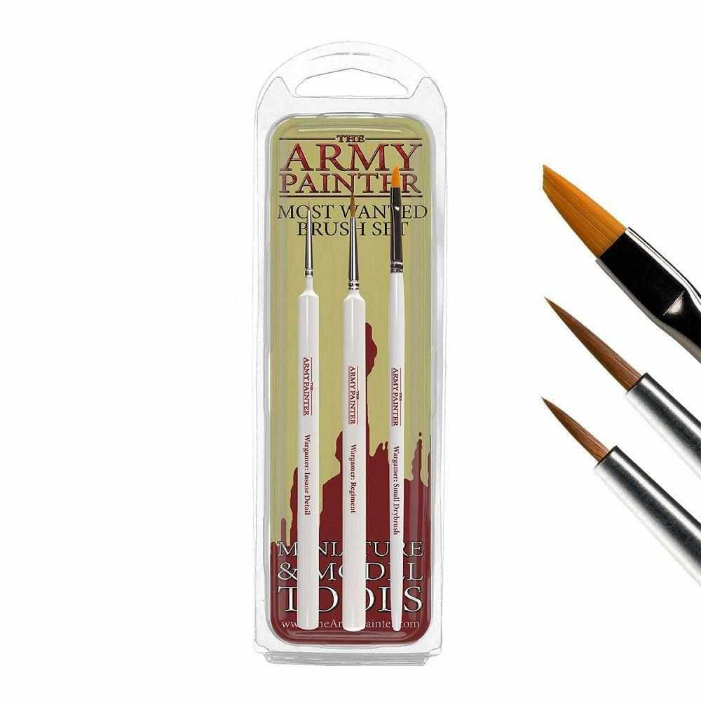 The Army Painter Most Wanted Brush Set Paints & Supplies The Army Painter [SK]   