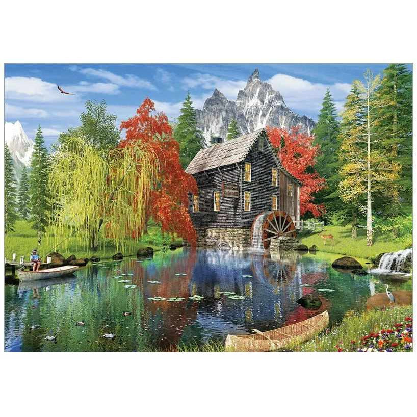 Art Puzzle Fishing by Mill 1500 Puzzles Art Puzzle [SK]   