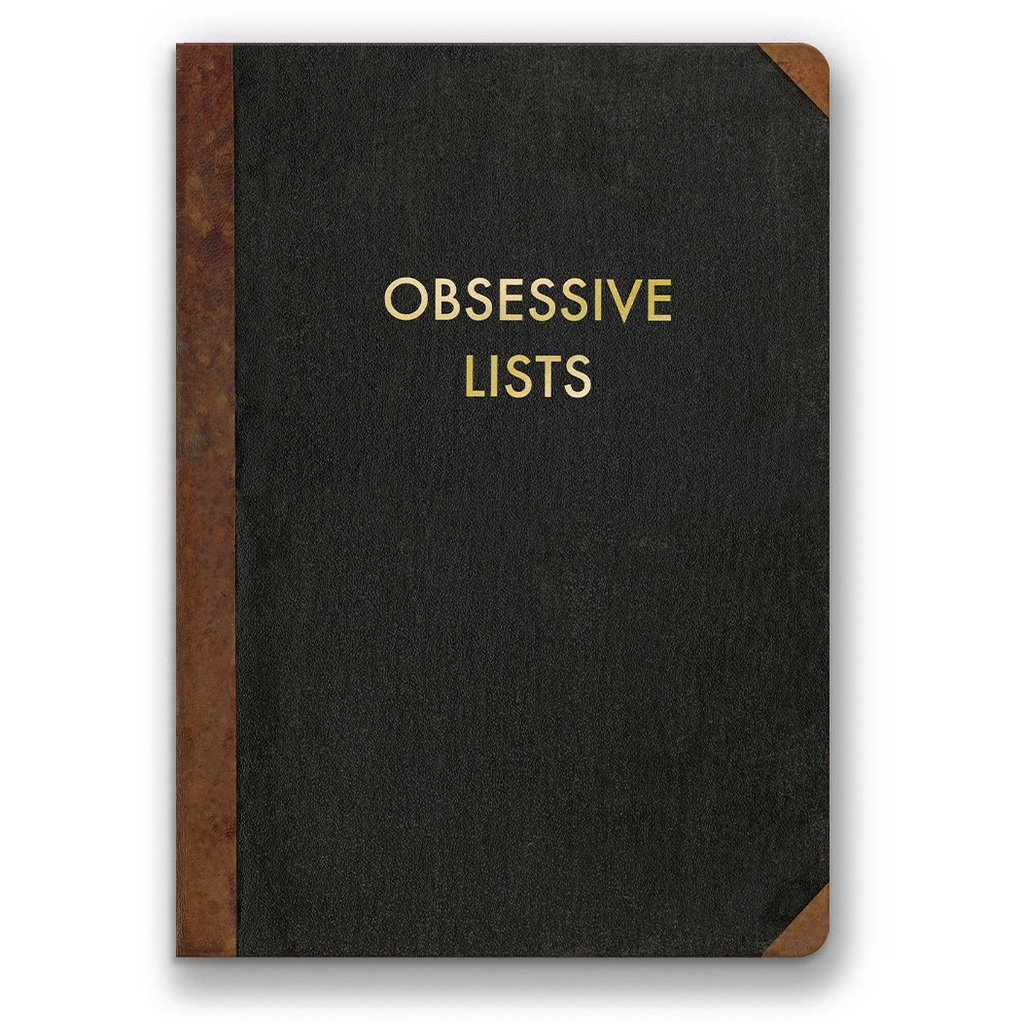 Obsessive Lists Journal - Medium (Ruled) Novelty The Mincing Mockingbird [SK]   