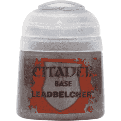 Citadel Base Paint: Leadbelcher (12ml), Table Top Miniatures