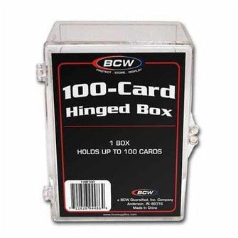 BCW 100 Card Hinged Box Card Supplies BCW [SK]   
