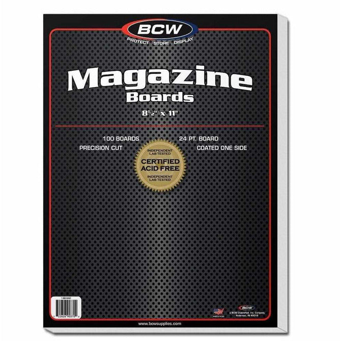 BCW Magazine Backing Boards Comic Supplies BCW [SK]   