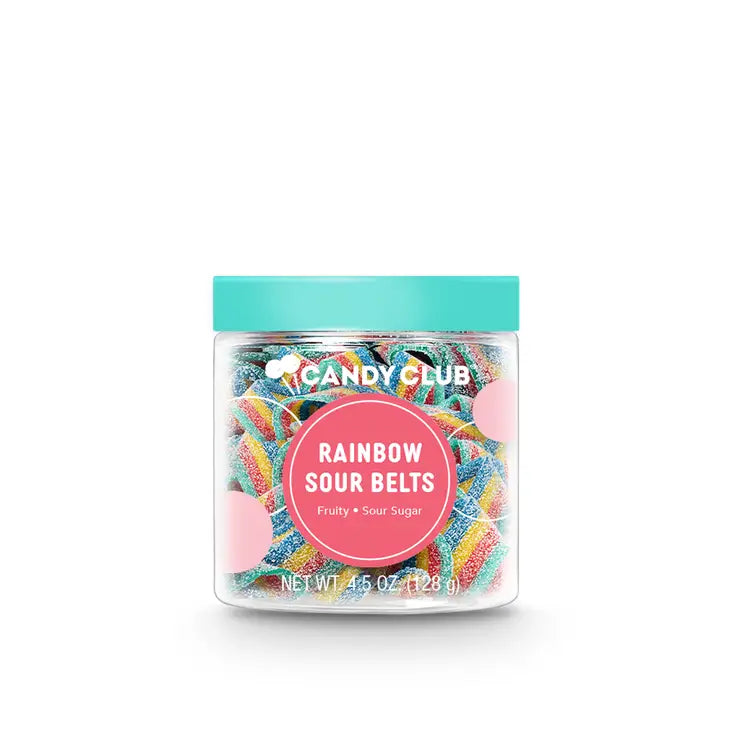 Candy Club Rainbow Sour Belts Concessions Candy Club [SK]   