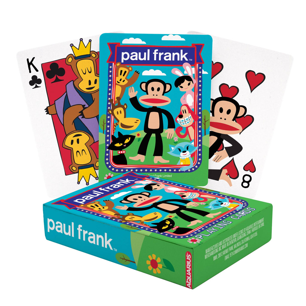 Paul Frank Playing Cards Traditional Games AQUARIUS, GAMAGO, ICUP, & ROCK SAWS by NMR Brands [SK]   