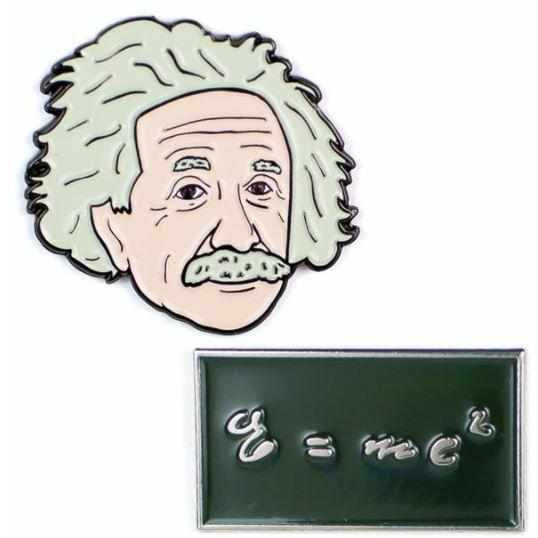 Einstein and E=mc2 Pins Accessories Unemployed Philosopher's Guild [SK]   