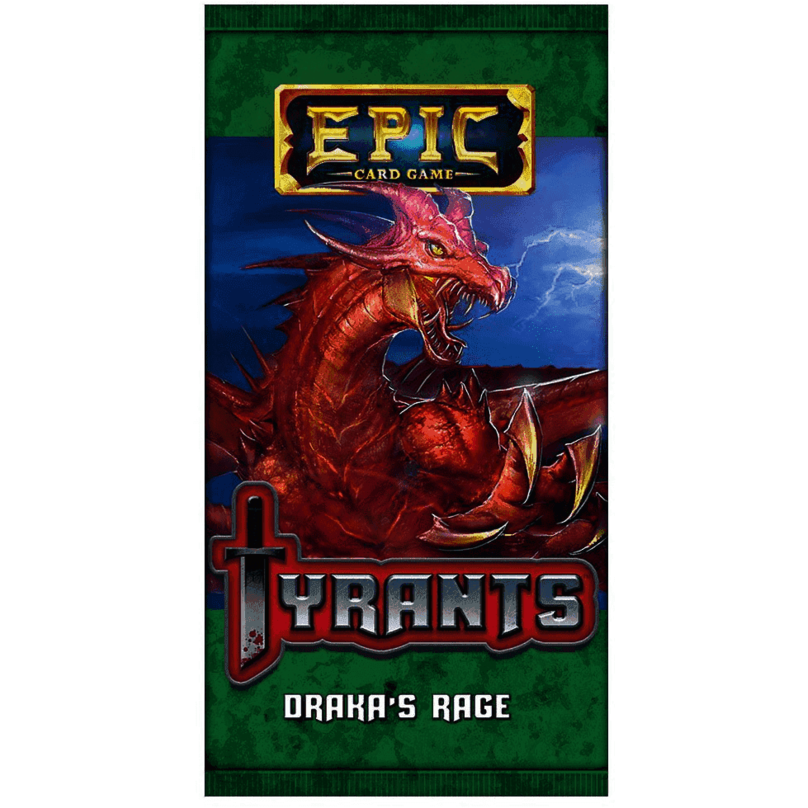 Epic CG Tyrants Drakas Rage Expansion Card Games White Wizard Games [SK]   