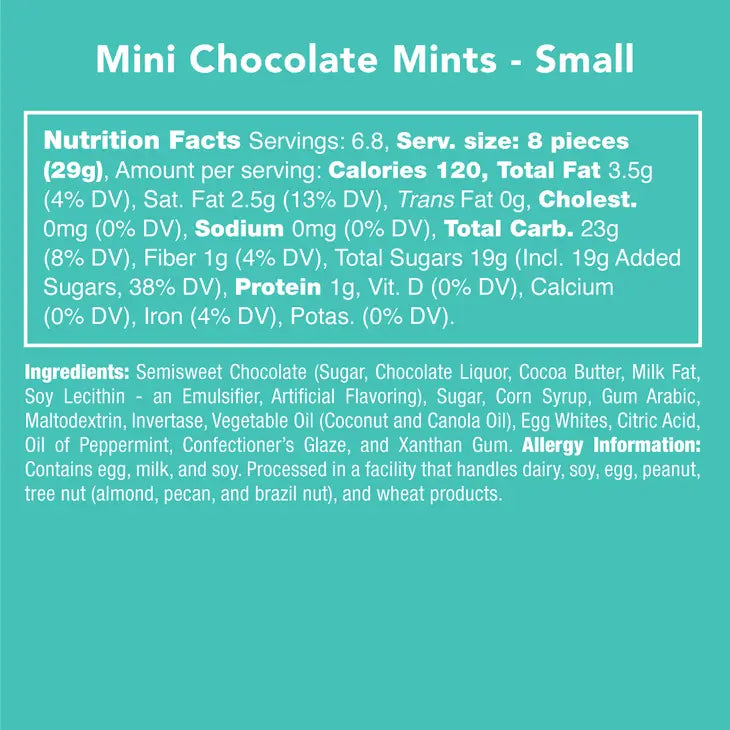 Candy Club Mini Mint Chocolates Concessions Candy Club [SK]   