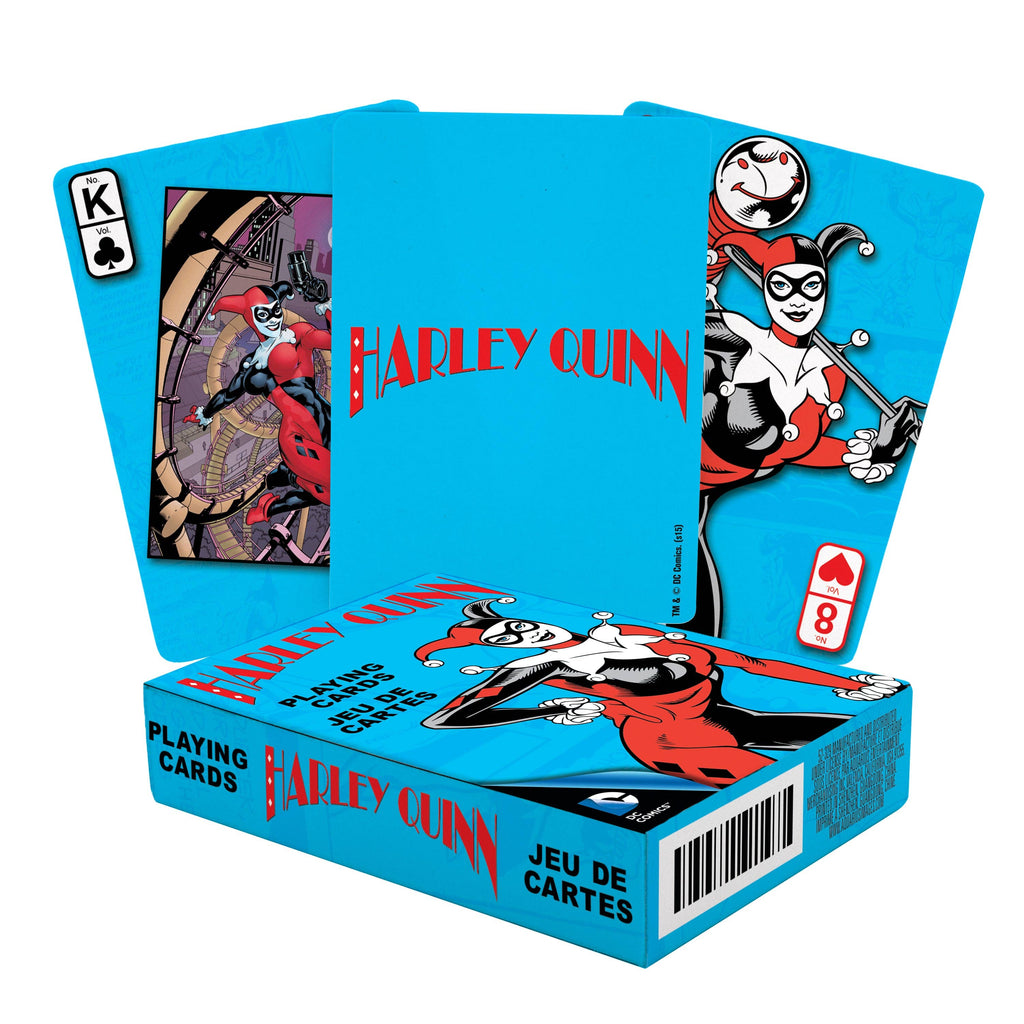 DC Comics Harley Quinn Playing Cards Traditional Games AQUARIUS, GAMAGO, ICUP, & ROCK SAWS by NMR Brands [SK]   