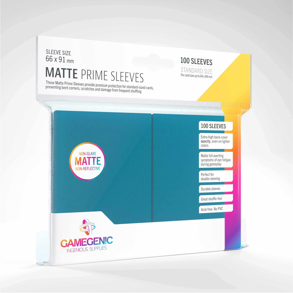 Game Genic Matte Prime Sleeves Blue Card Supplies Gamegenic [SK]   