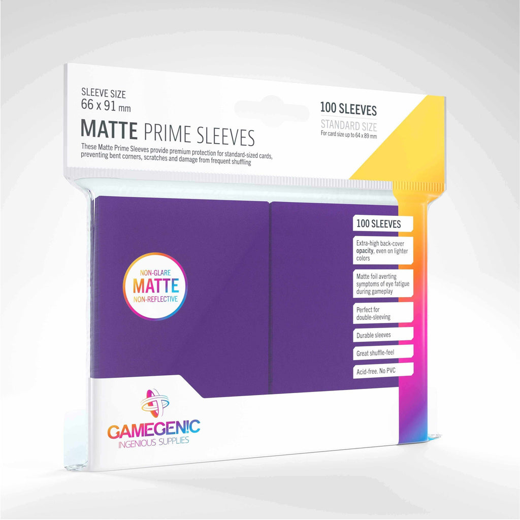 Gamegenic Matte Prime Sleeves Purple Card Supplies Gamegenic [SK]   