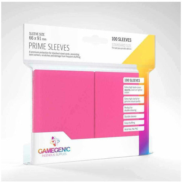 Gamegenic Prime Sleeves Pink Card Supplies Gamegenic [SK]   