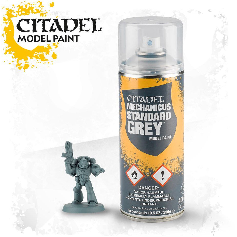 Citadel Mechanicus Standard Grey Spray Citadel Paints Games Workshop [SK]   