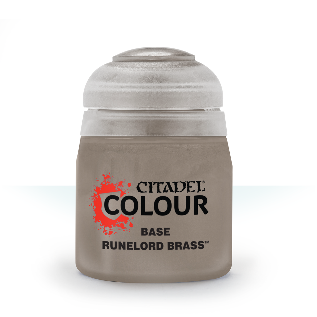 Base: Runelord Brass Citadel Paints Games Workshop [SK]   