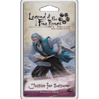 Legend of the Five Rings Justice for Satsume Dynasty Living Card Games Fantasy Flight Games [SK]   